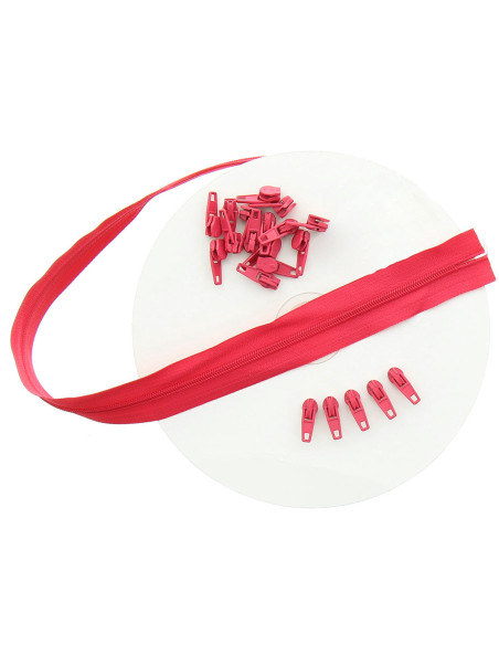 Rolo de 10 metros de fecho de nylon - Grenadine