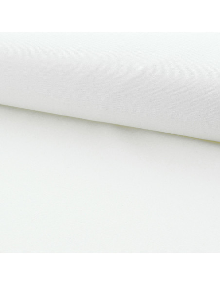 Tela de algodão canvas meia sarja - Branco