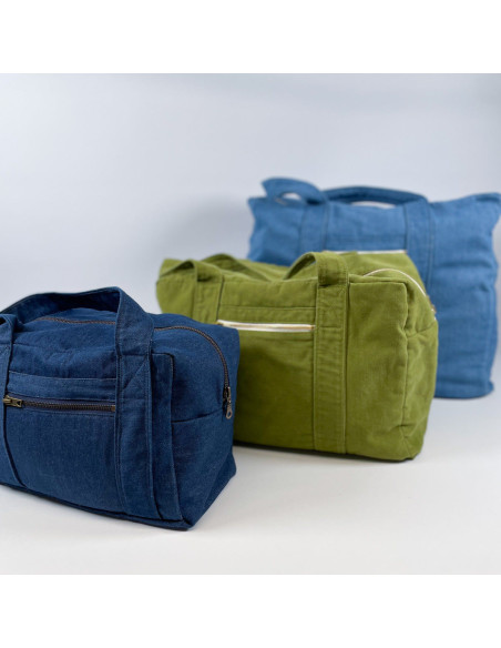 Padrão de bolsa e nécessaire de viagem - Ikatee