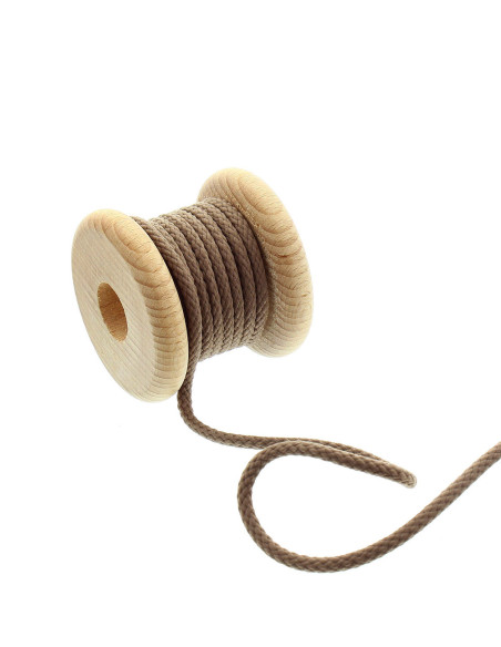 Cordão redondo anoraque - Castanho claro