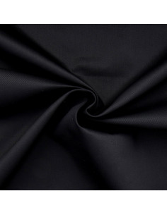 Tecido gabardine polialgodão - Preto