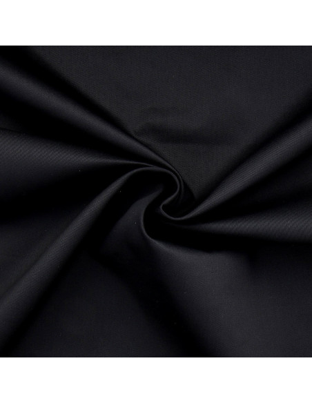 Tecido gabardine polialgodão - Preto
