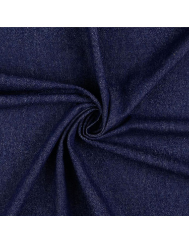 Tecido jeans de algodão leve - Azul denim