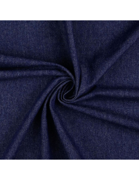 Tecido jeans de algodão leve - Azul denim