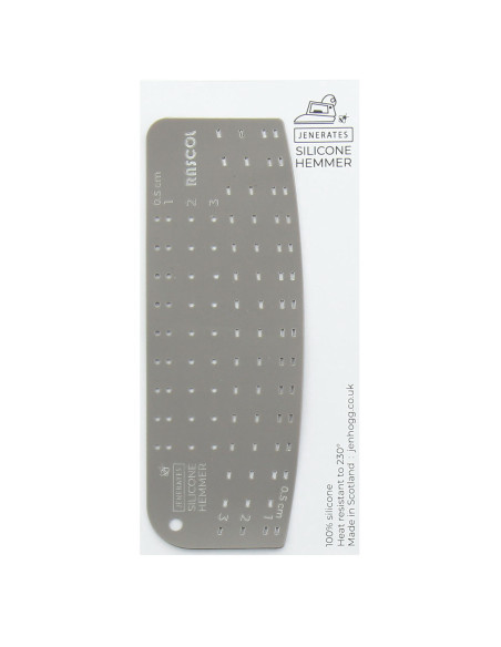 Regra de silicone para passar bainhas
