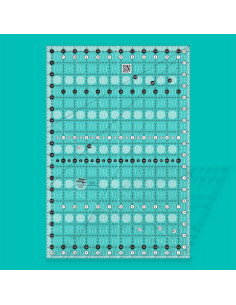 Régua retangular para quilting 12.5" x 18.5" Creative Grids 2