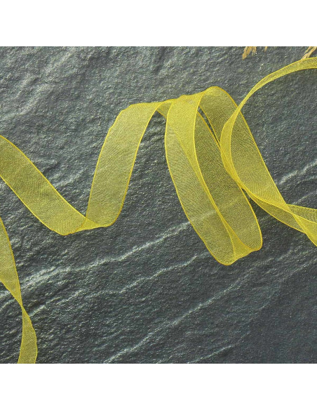 Fita de organza - Amarelo