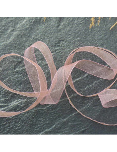 Fita de organza - Rosa claro