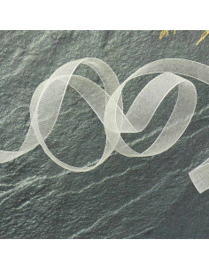 Fita de organza - Creme