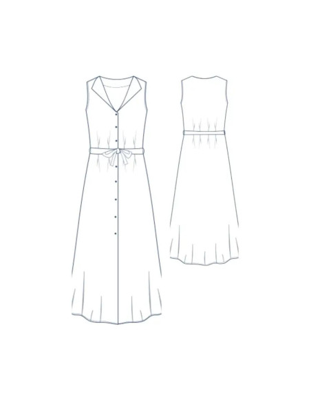 Molde de vestido - Gigi - Lise Tailor