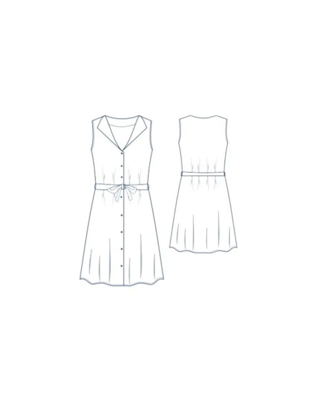 Molde de vestido - Gigi - Lise Tailor