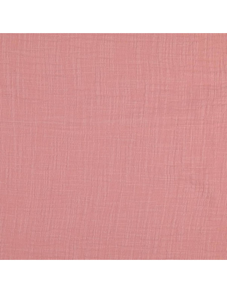 Tecido de gaze dupla de algodão Vintage - Rosa antigo