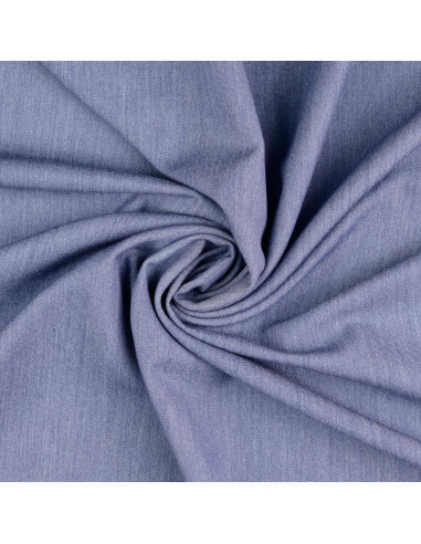 Tecido gabardine macio - Azul jeans