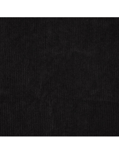 Tecido de veludo cotelê - Preto