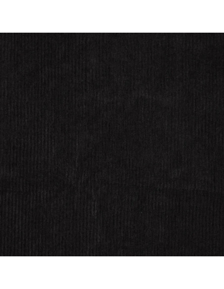 Tecido de veludo cotelê - Preto