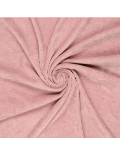Tecido de veludo cotelê - Rosa velho claro