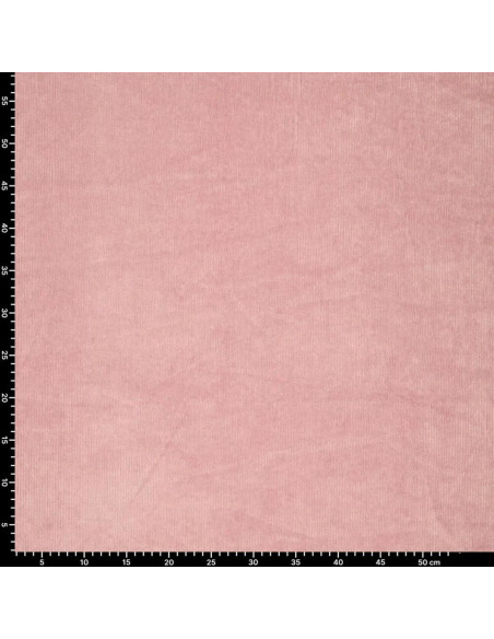 Tecido de veludo cotelê - Rosa velho claro