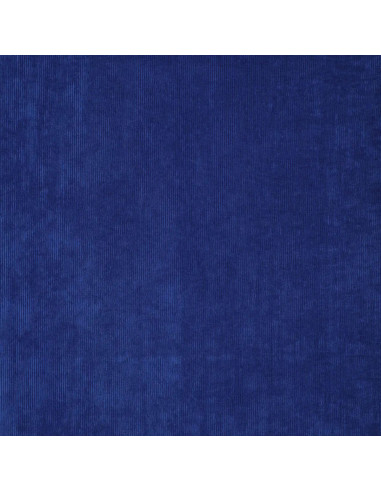 Tecido veludo cotelê - Azul real