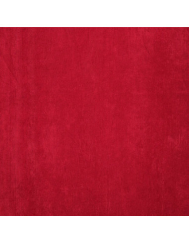 Tecido de veludo cotelê - Vermelho