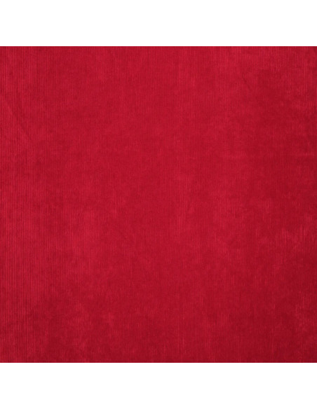 Tecido de veludo cotelê - Vermelho