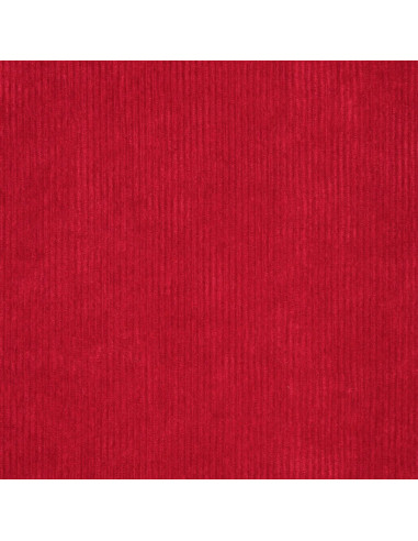 Tecido de veludo cotelê - Vermelho
