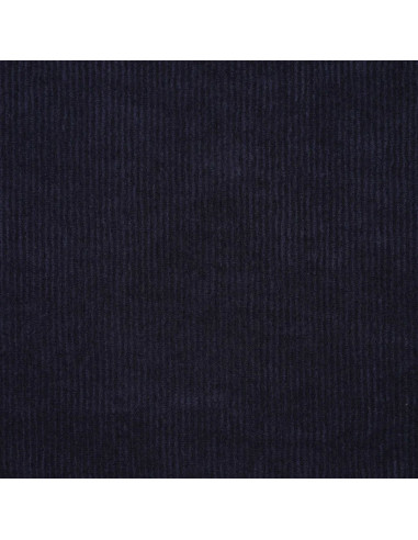 Tecido de veludo cotelê - Azul marinho