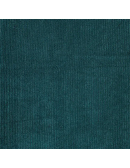 Tecido de veludo cotelê - Azul petróleo