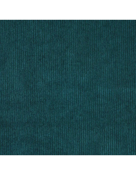 Tecido de veludo cotelê - Azul petróleo