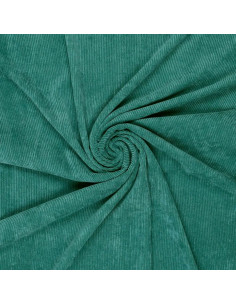 Tecido de veludo cotelê - Verde Malaquita