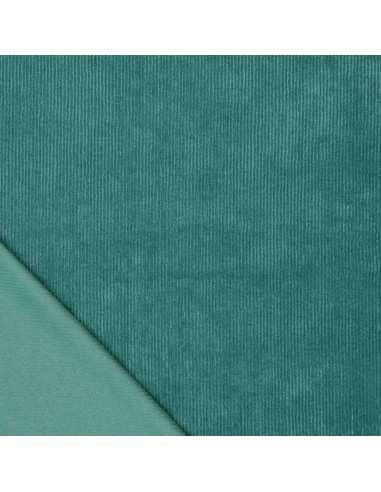 Tecido de veludo cotelê - Verde Malaquita