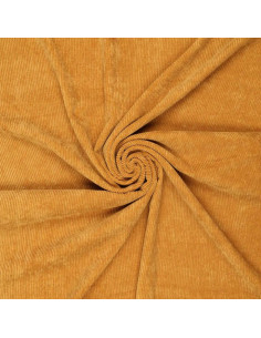 Tecido veludo cotelê - Ocre