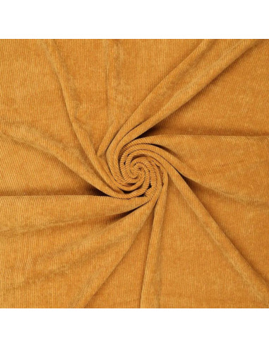 Tecido veludo cotelê - Ocre