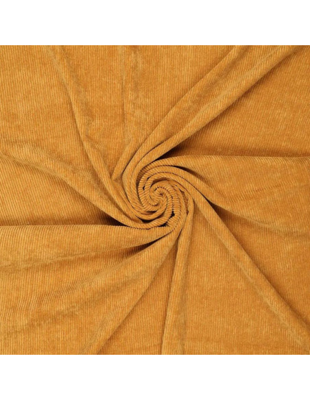 Tecido veludo cotelê - Ocre