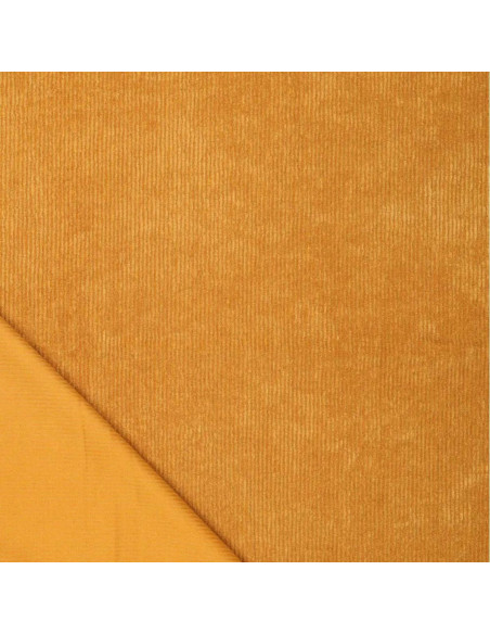 Tecido veludo cotelê - Ocre