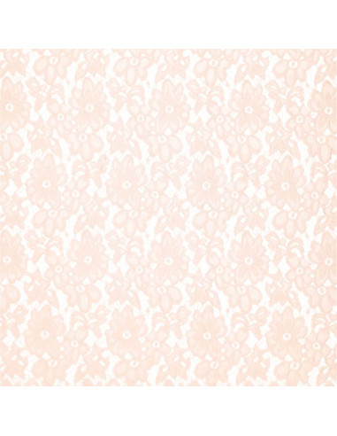 Tecido guipura stretch Bloom - Rosa claro
