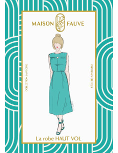 Padrão de vestido Haut Vol - Maison Fauve 2