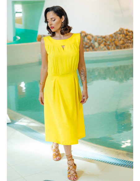 Padrão de vestido Haut Vol - Maison Fauve