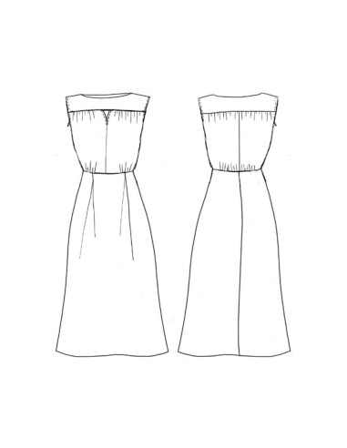 Padrão de vestido Haut Vol - Maison Fauve