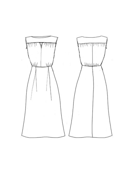 Padrão de vestido Haut Vol - Maison Fauve