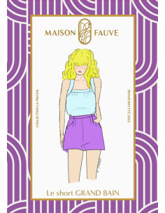 Padrão de short Grand Bain - Maison Fauve 2