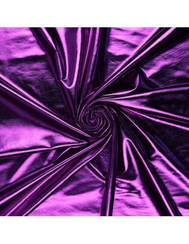 Tecido lamé elástico - Violeta