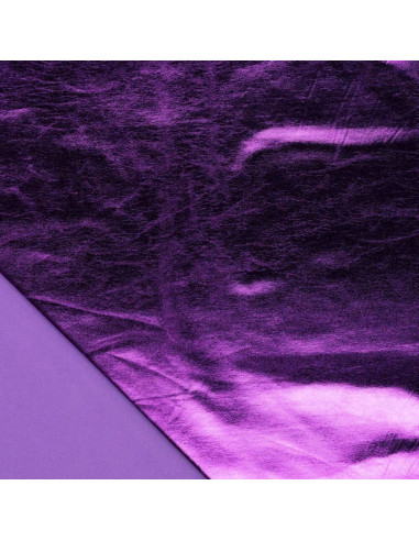 Tecido lamé elástico - Violeta