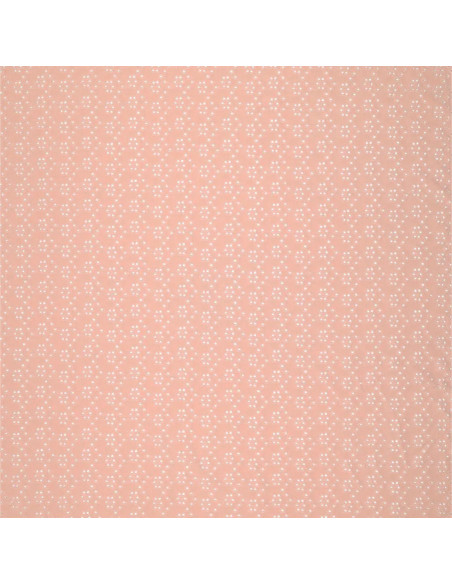 Tecido bordado inglês elástico - Rosa velho
