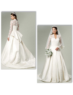 Molde de vestido de noiva - Butterick 5731
