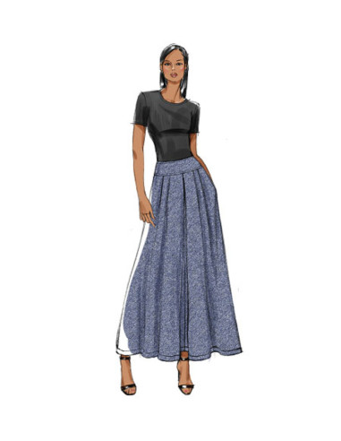 Molde de saia - Vogue 9090