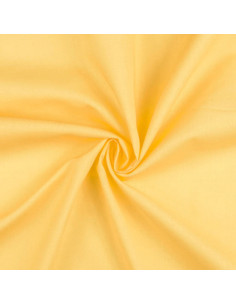 Tecido de algodão cretone liso - Amarelo palha