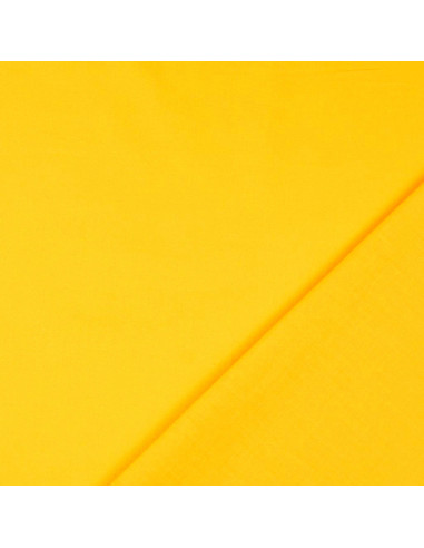 Tecido de algodão cretone liso - Amarelo