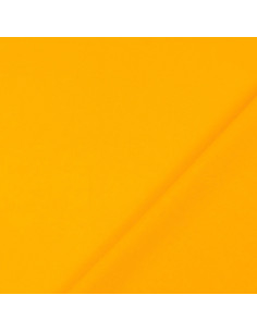 Tecido de algodão cretone liso - Amarelo açafrão 2