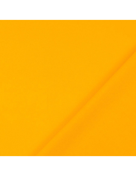 Tecido de algodão cretone liso - Amarelo açafrão