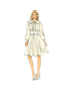 Molde de vestido - Vogue 9076